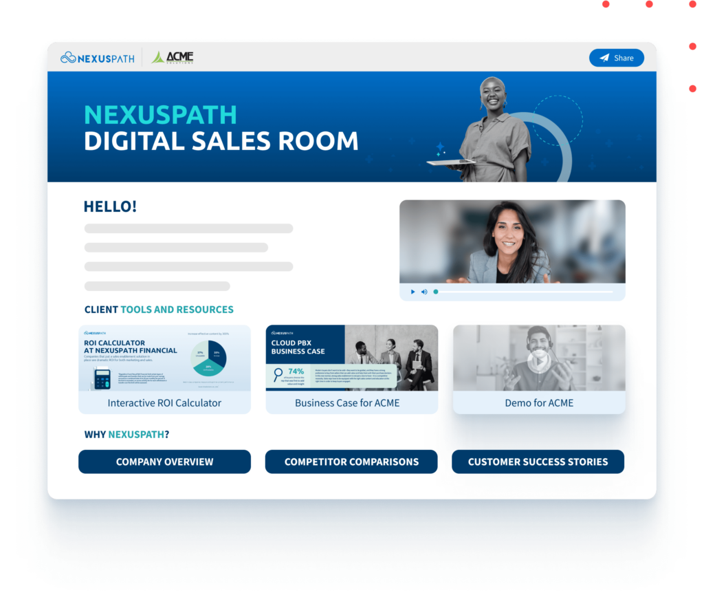 Digital Sales Room